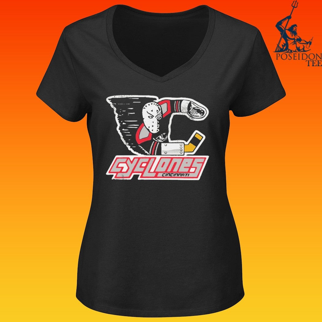 Cincinnati Cyclones Goalie Logo T-shirt