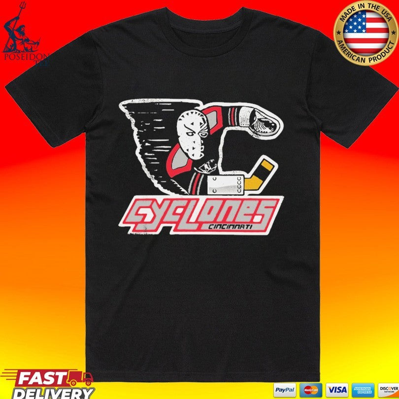 Cincinnati Cyclones Goalie Logo T-shirt