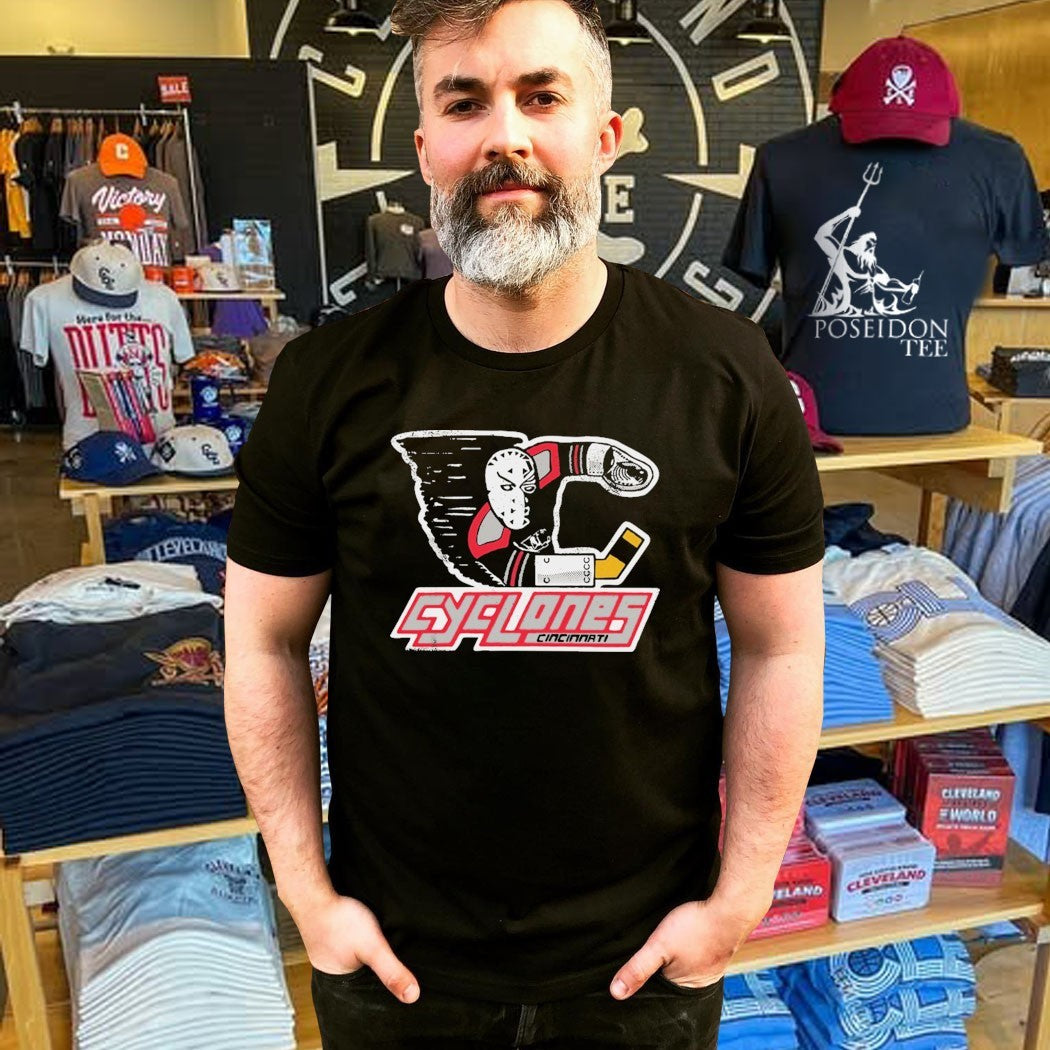 Cincinnati Cyclones Goalie Logo T-shirt