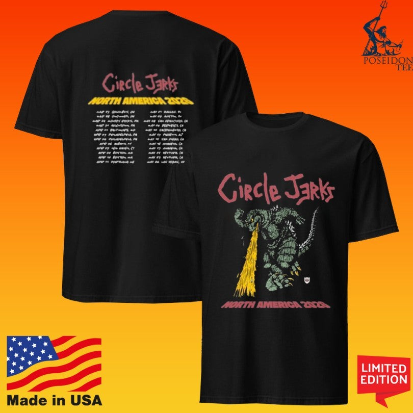 Circle Jerks 2026 North American 2026 T-shirt