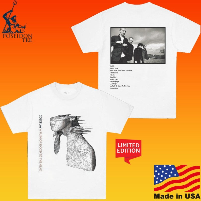Coldplay A Rush Of Blood To The Head T-shirt