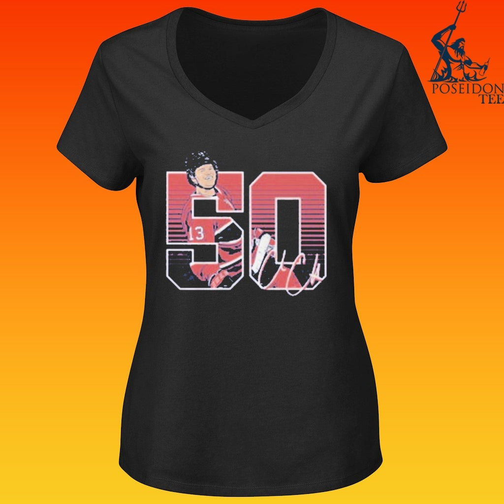 Cole Caufield 50 Goals 2026 T-shirt