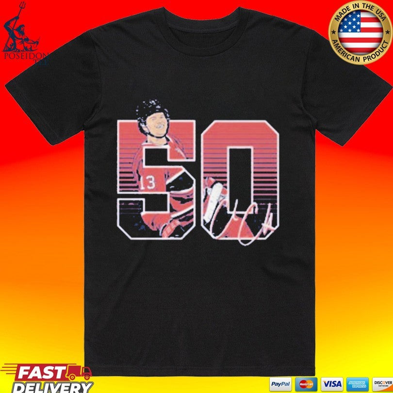 Cole Caufield 50 Goals 2026 T-shirt