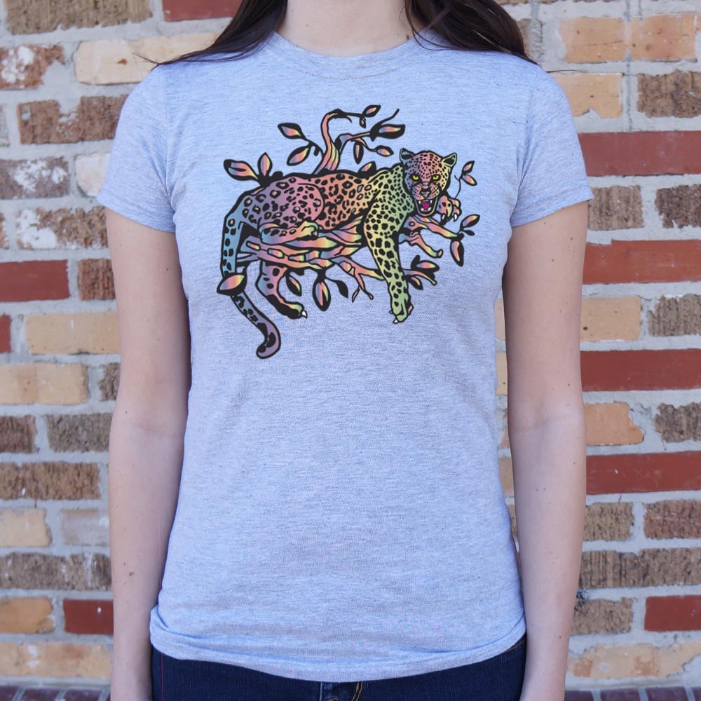 Rainbow Leopard Lounging Full Color
