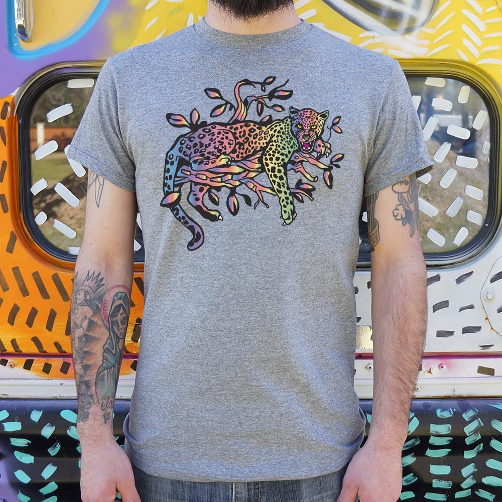 Rainbow Leopard Lounging Full Color