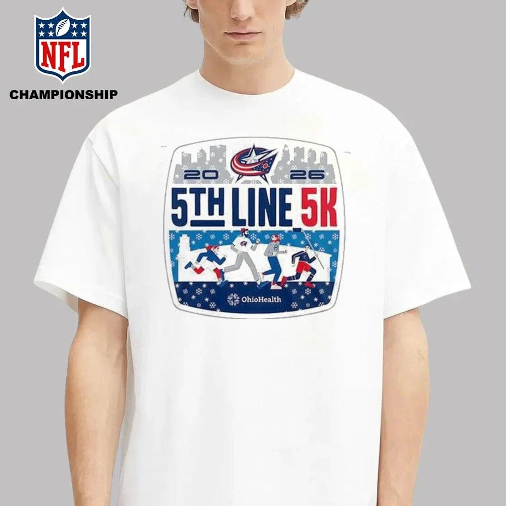 Columbus Blue Jackets 5th Line 5K Shirt