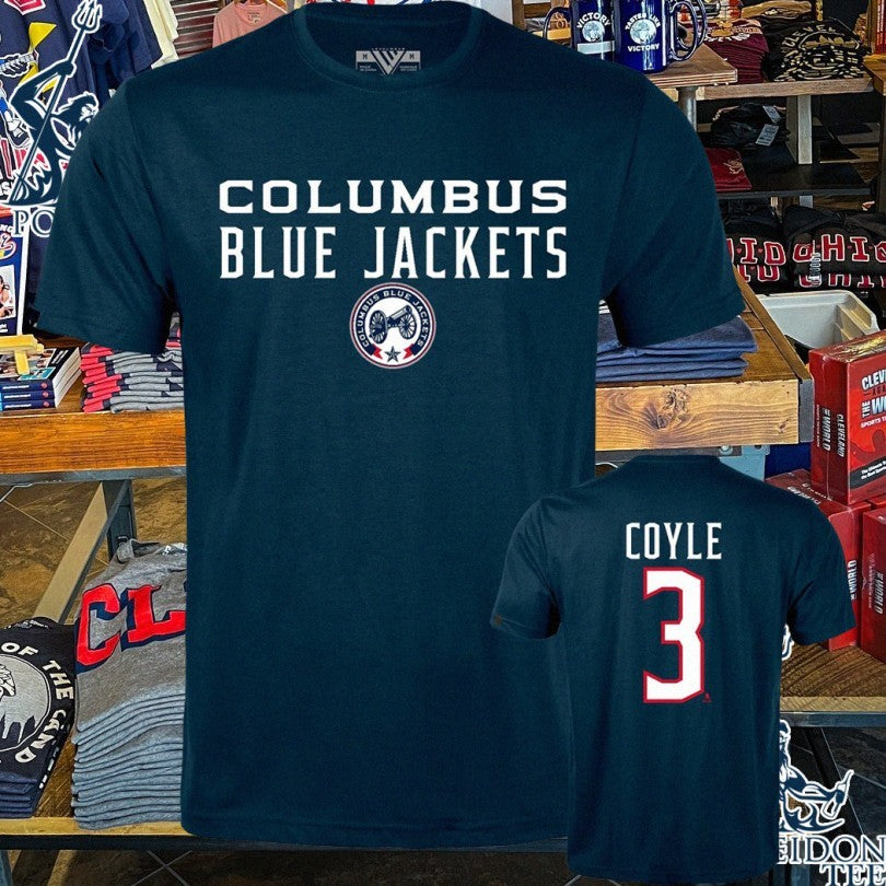 Columbus Blue Jackets Levelwear Coyle 3 Secondary Player T-shirt