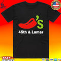 Comedian Shane Gillis Austin Chilis 45th And Lamar T-shirt