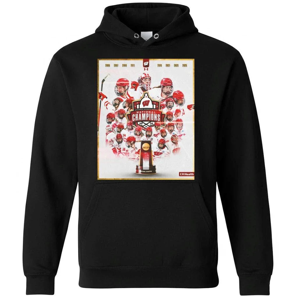 Congrats Wisconsin Badgers Women’s Ice Hockey 2026 National Champions Premium Shirt