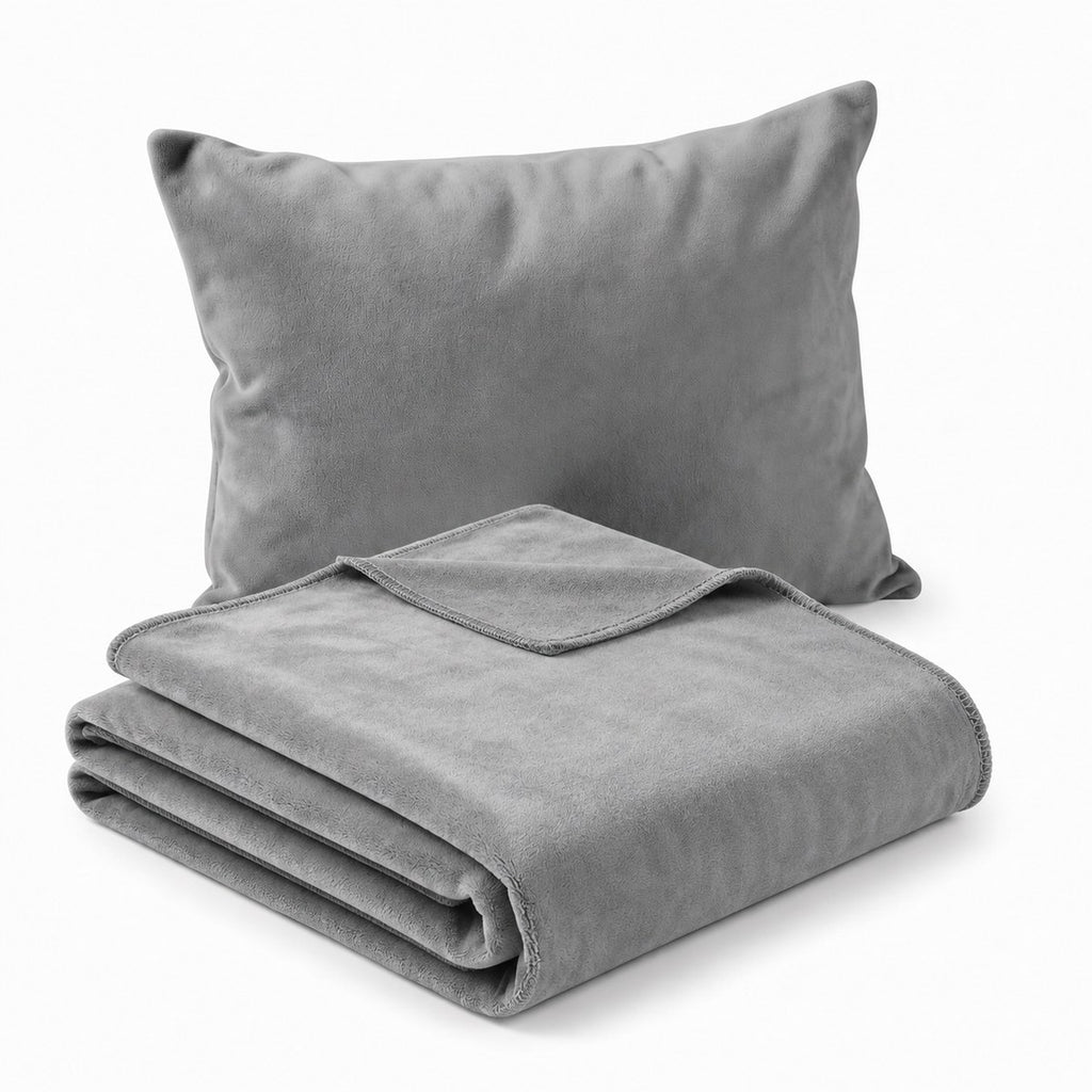 Cloud Mink Cot Blanket & Pillow Set