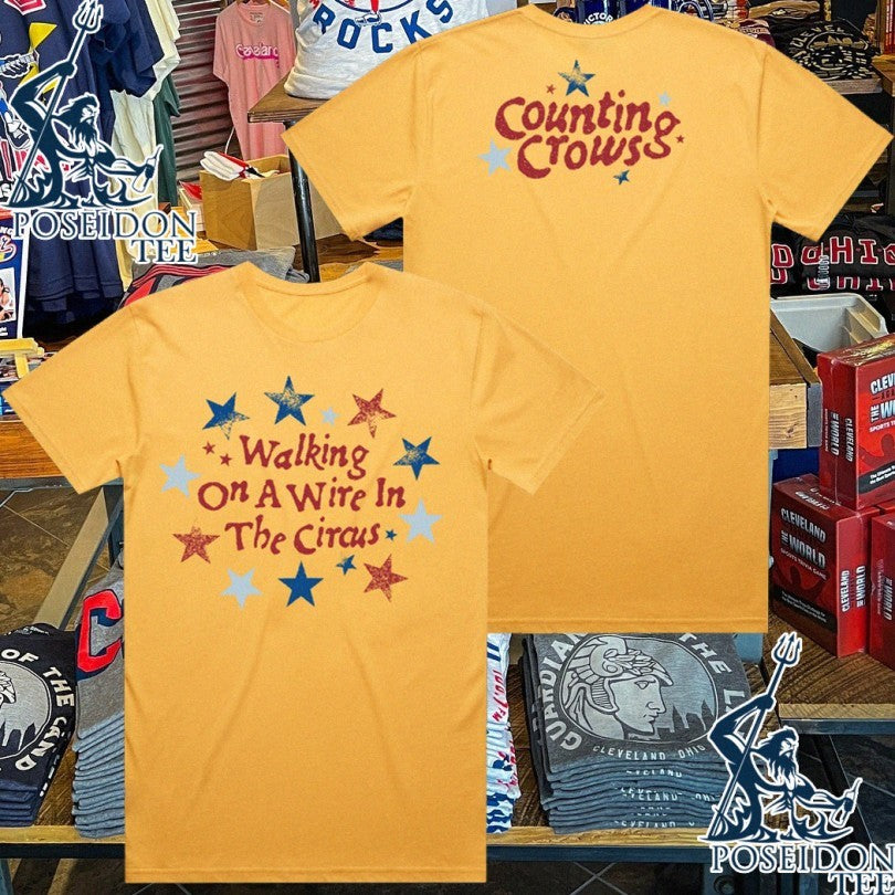 Counting Crows Walking On A Wire In The Circus T-shirt
