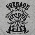 Courage Is Resistance to Fear, Not Absence of Fear Mark Twain Quote