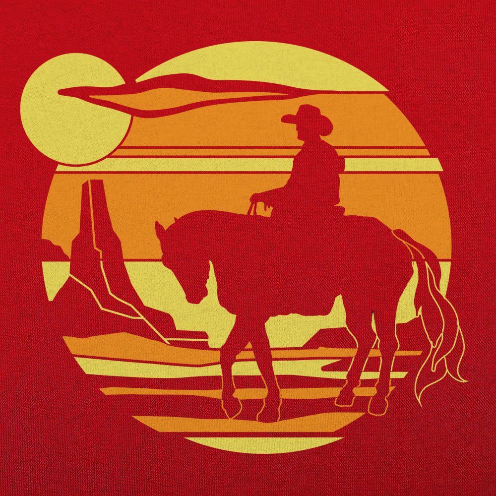Cowboy Sunset Graphic