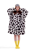Cow Hoodie Blanket
