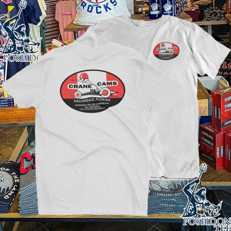 Crane Cams 1962 Eliminator Logo White Tall T-shirt