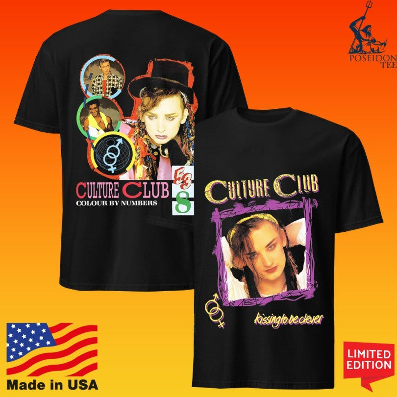 Culture Club Colour By Numbers & Kissing To Be Clever T-shirt