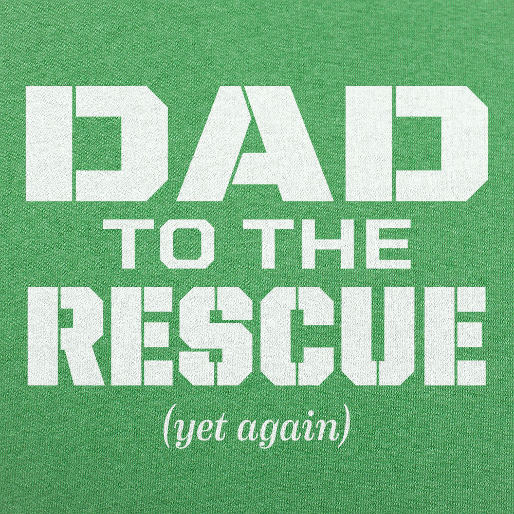 Dad To The Rescue Superhero Dad Design