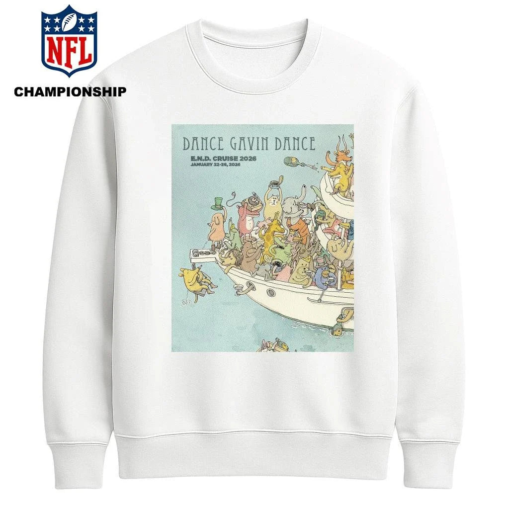 Dance Gavin Dance E.N.D. Cruise 2026 January 22-26 2026 Poster Shirt
