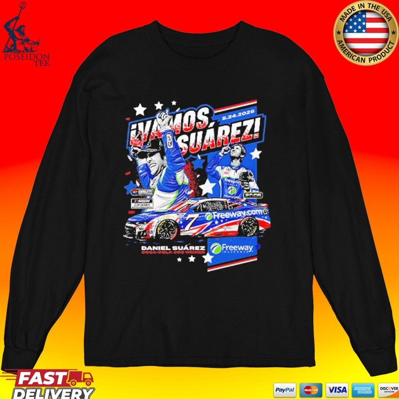 Daniel Suárez Freeway Insurance Coca-cola 600 Winner T-shirt