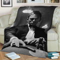 daniel craig james bond Fleece Throw Blanket