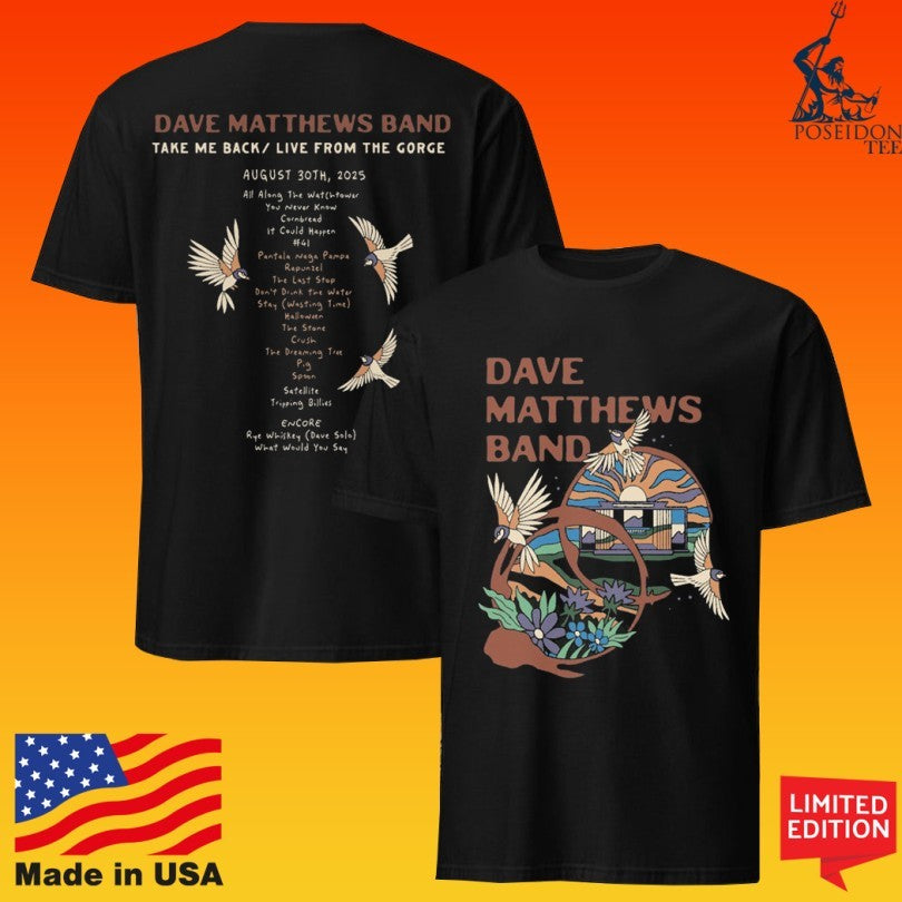 Dave Matthews Band Take Me Back Live From The Gorge Shirt