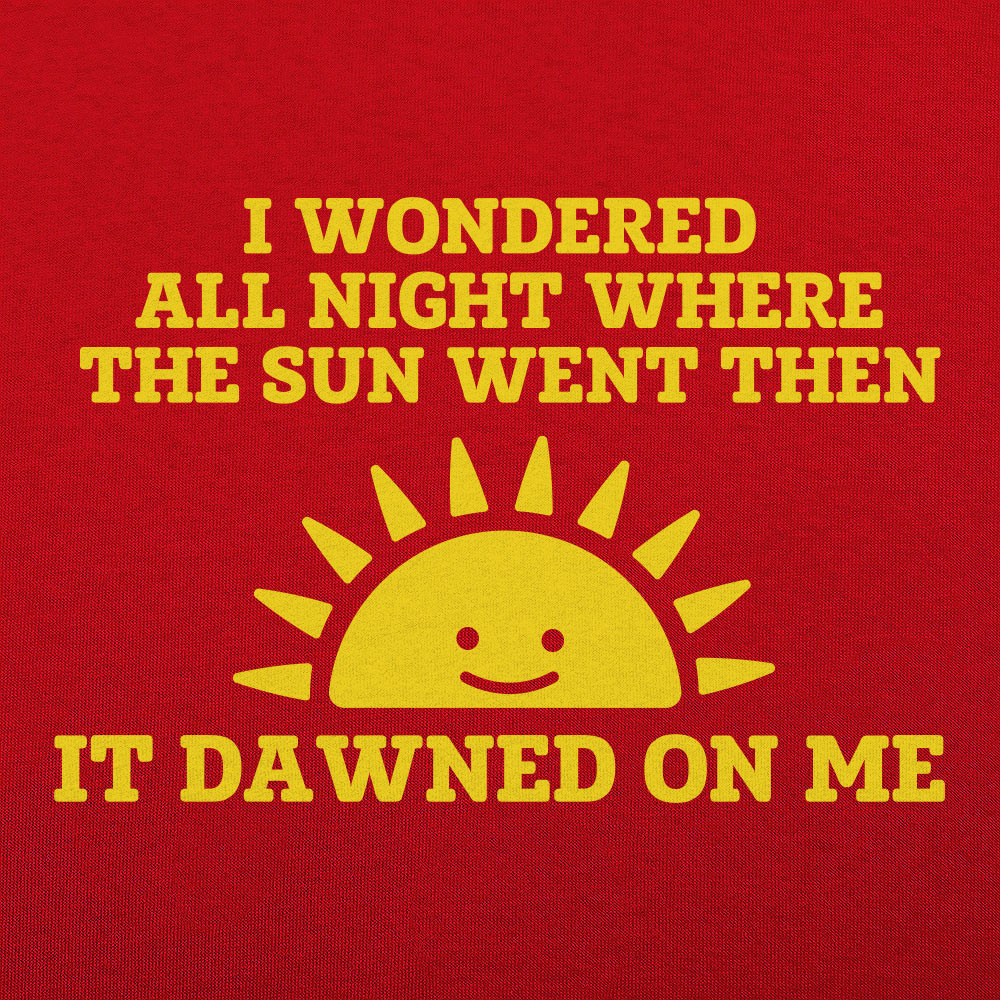 Dawned On Me Sunrise Dad Joke