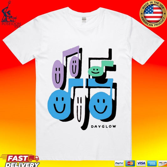 Dayglow Music Notes T-shirt