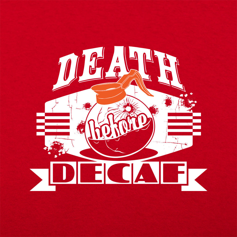 Death Before Decaf Coffee Pot Design