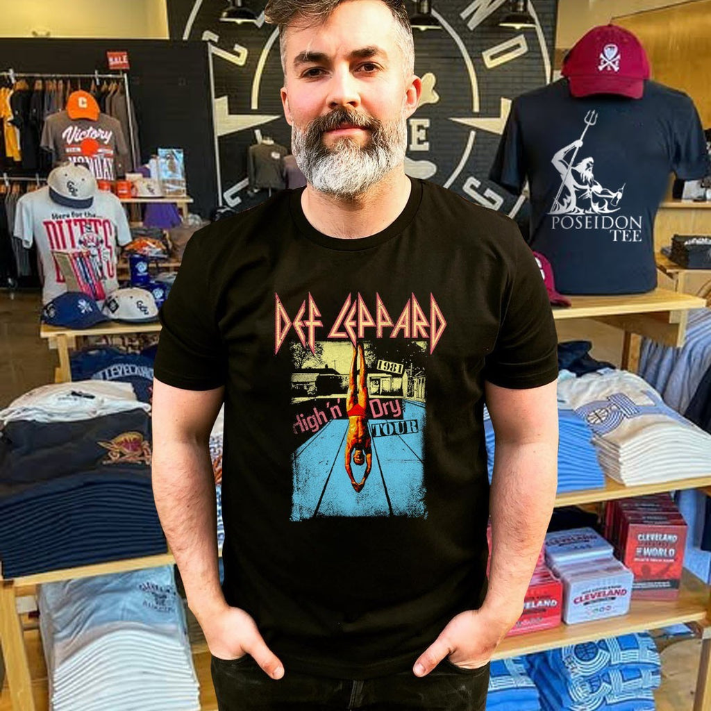 Def Leppard High N Dry 1982 T-shirt