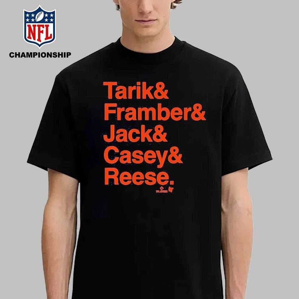 Detroit Baseball Tarik &amp; Framber &amp; Jack &amp; Casey &amp; Reese Shirt