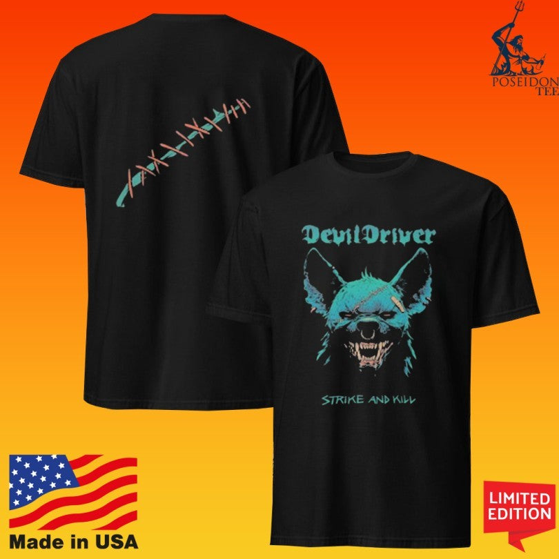 Devildriver Strike And Kill Hyena T-shirt