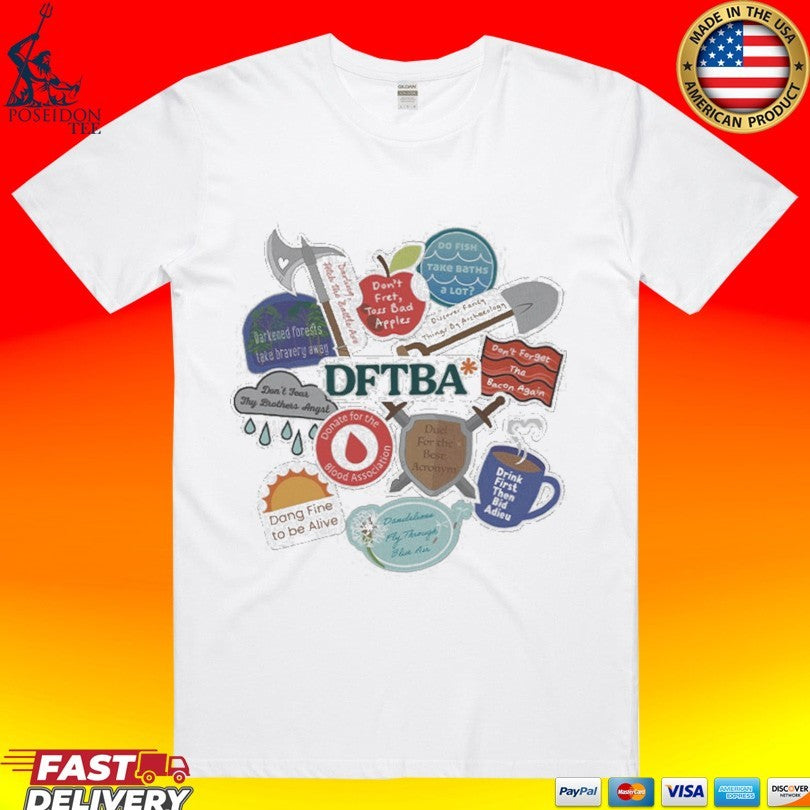 Dftba Sticker T-shirt