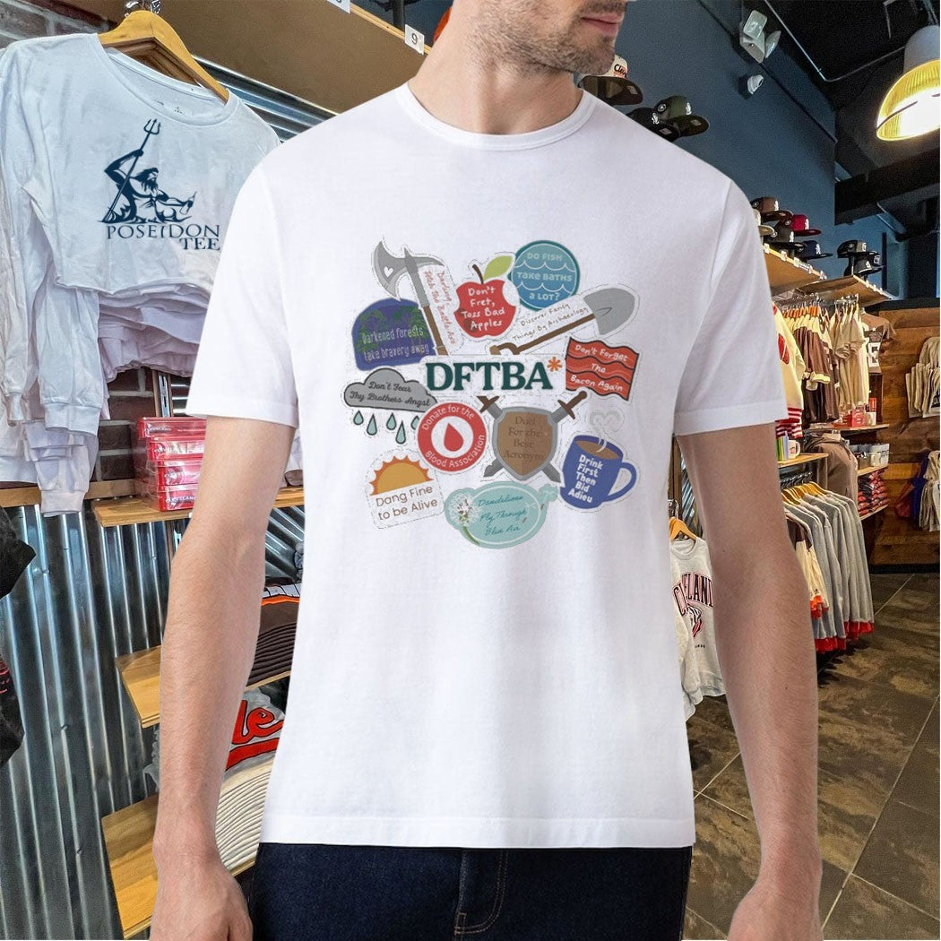Dftba Sticker T-shirt