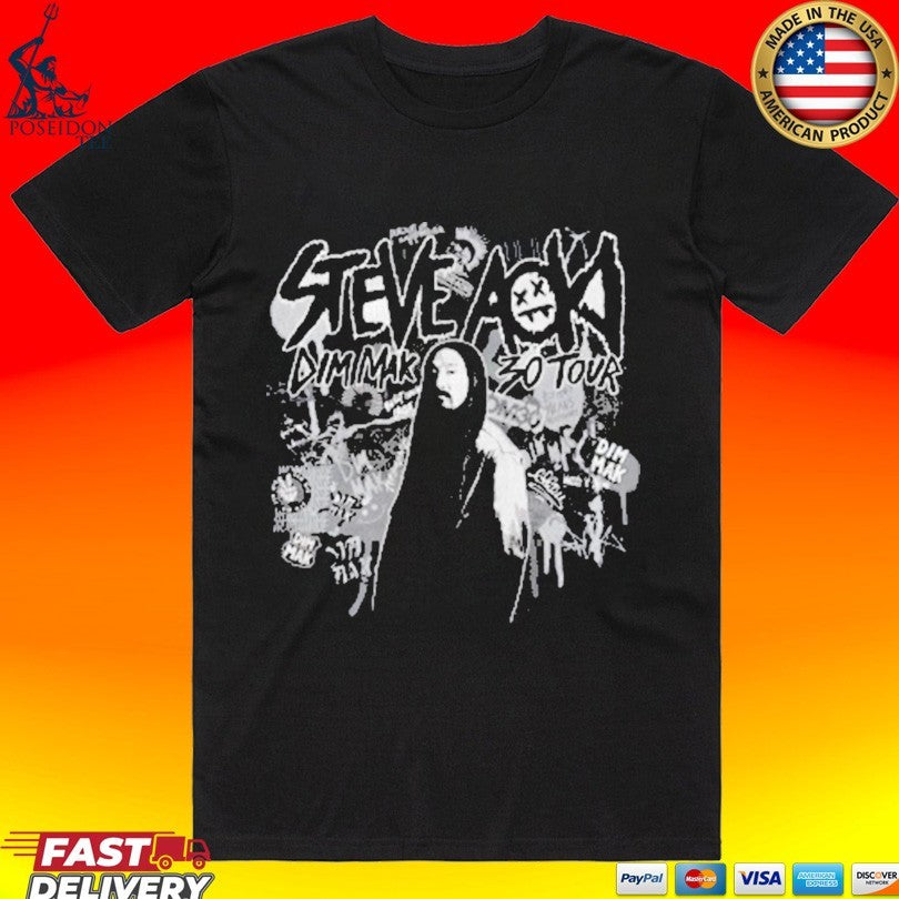 Dim Mak Collection Steve Aoki Dm30 Tour T-shirt