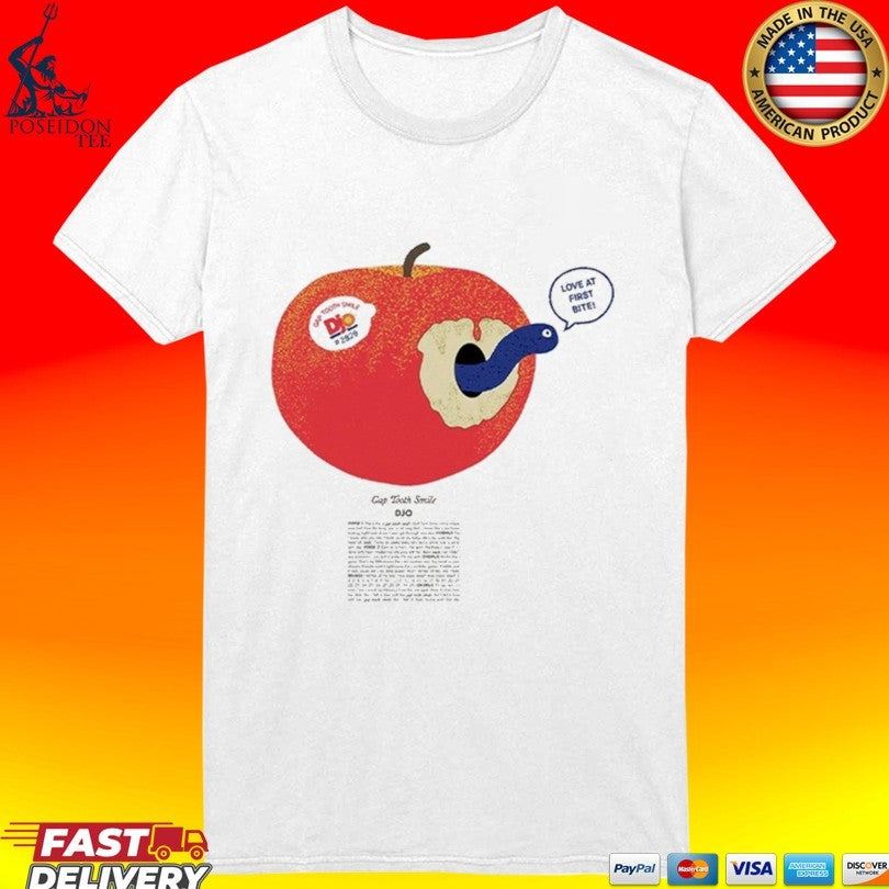 Dio Apple Worm Love At First Bite T-shirt
