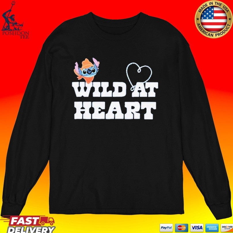 Disney Stitch Wild At Heart T-shirt