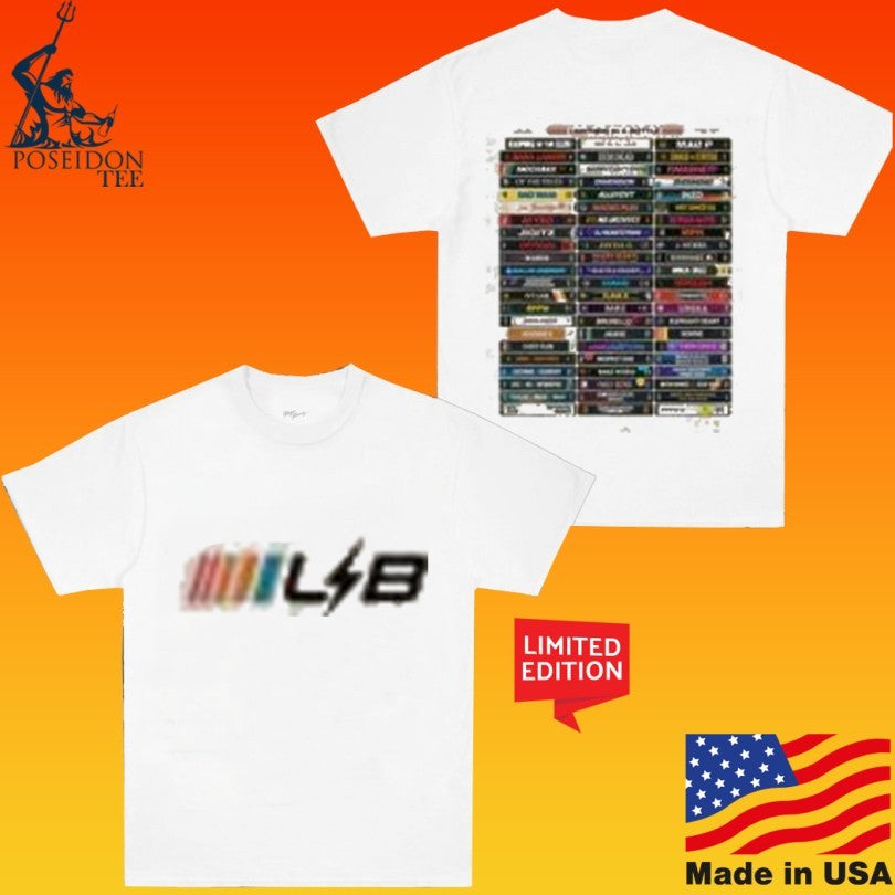 Do Lab And Lightning In A Bottle Lib 2026 Cream Line Up T-shirt