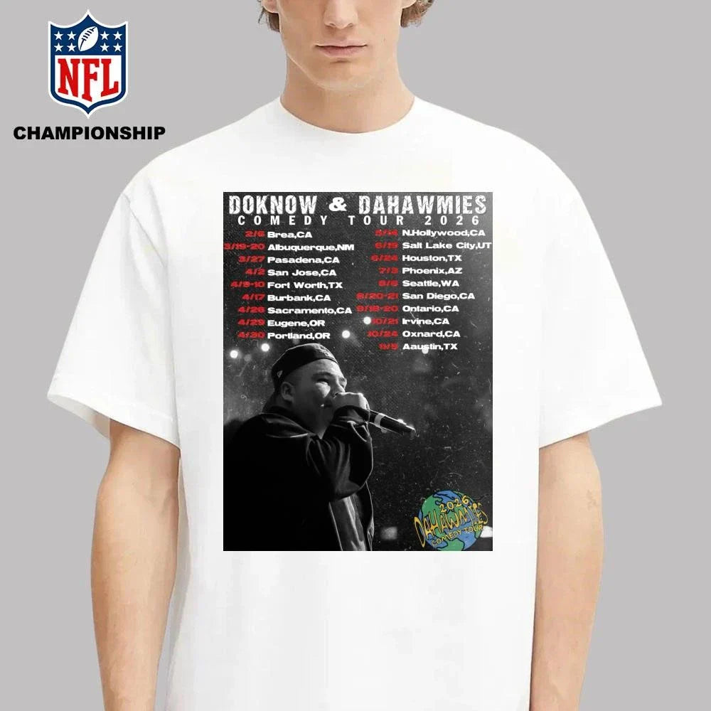 DOKNOW &amp; DA HAWMIES 2026 COMEDY TOUR 2026 POSTER Shirt
