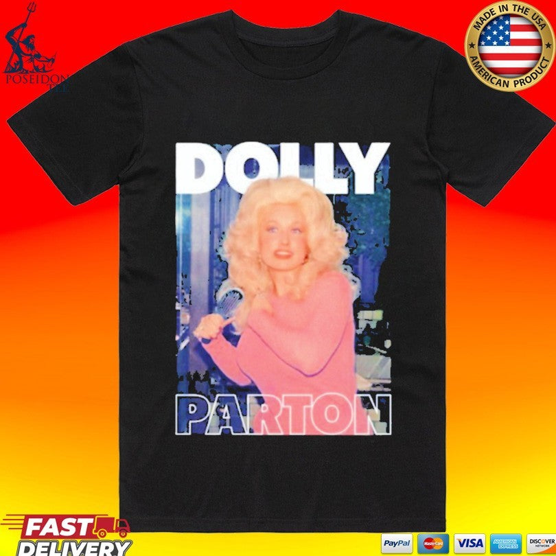 Dolly Parton Pink Dress Singing T-shirt