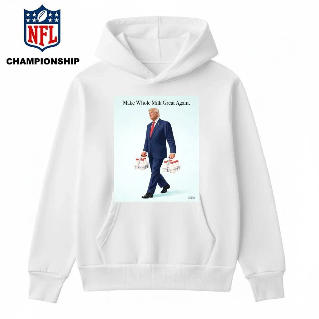 Donald Trump Make Whole Milk Great Again Cover By The White House Classic Shirt