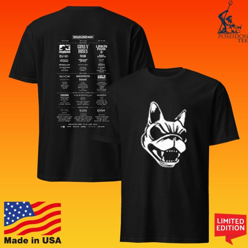Download Festival 23rd Edition 2026 Lineup T-shirt