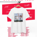 Yoongi Yawn Cat White Heavy Tee Bangtan Kpop Concert World Tour Merch 2026 (1)