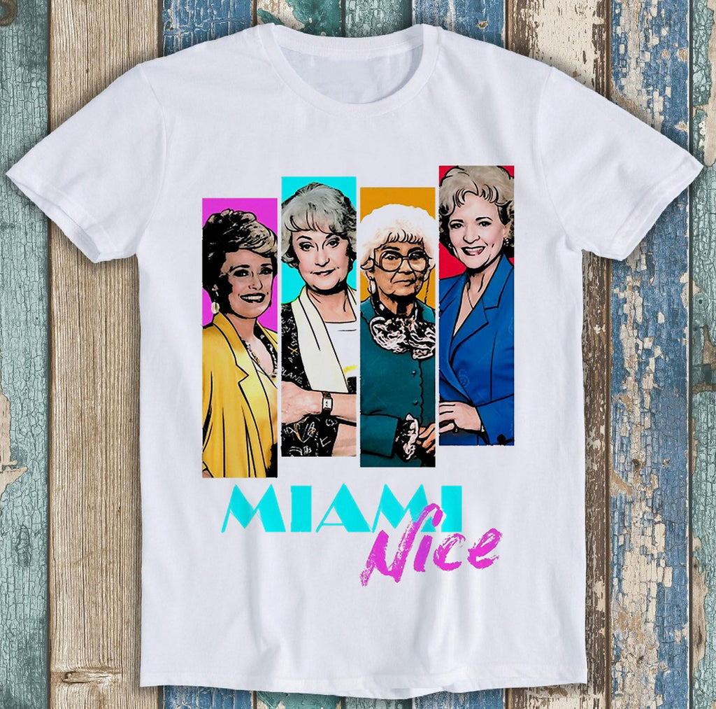 Golden Miami Vice Parody Nice Squad Team Meme Tv Series Tee T1390 (1)