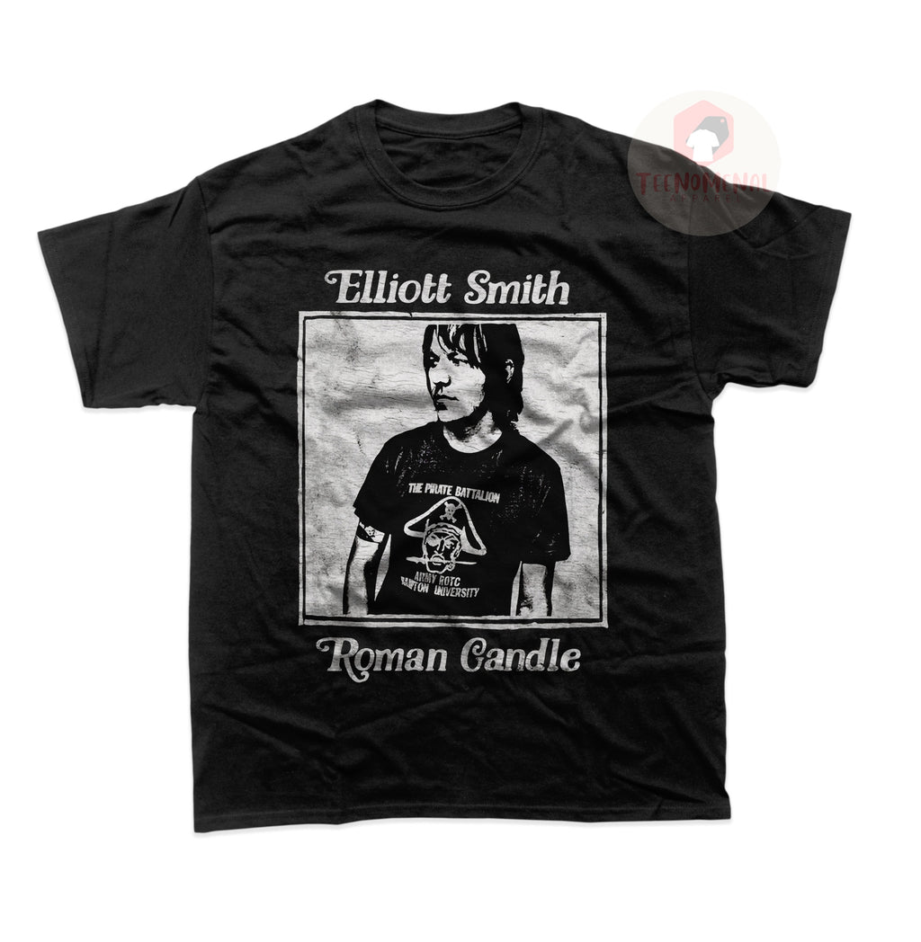Elliott Smith Roman Candle Album Tee Indie Music Printed Music Poster (1)