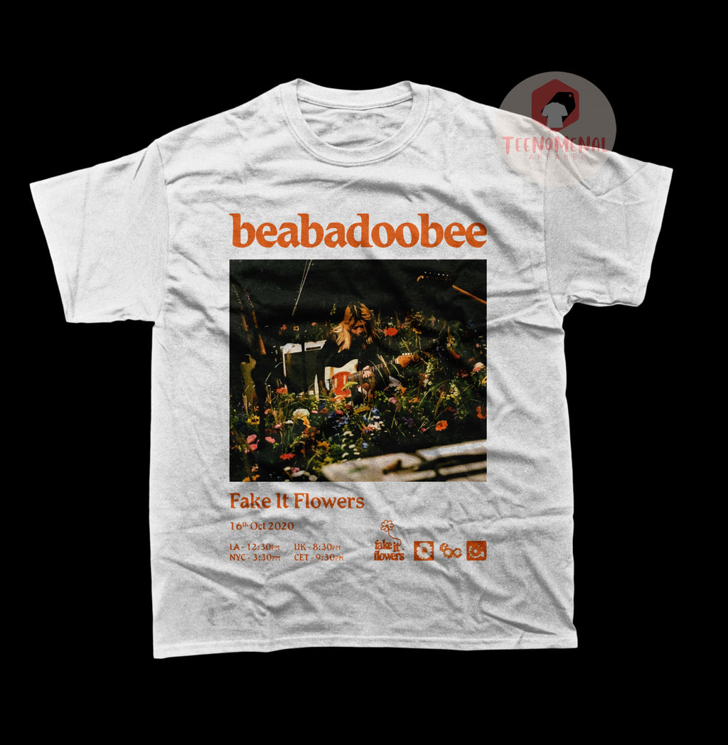 Beabadoobee Fake Flowers Album Tee Indie Music Artist Merch Fans (1)
