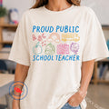 Proud Public School Teacher Teaching Era Back School Unisex T-shirt, Sweatshirt, Hoodie (1)