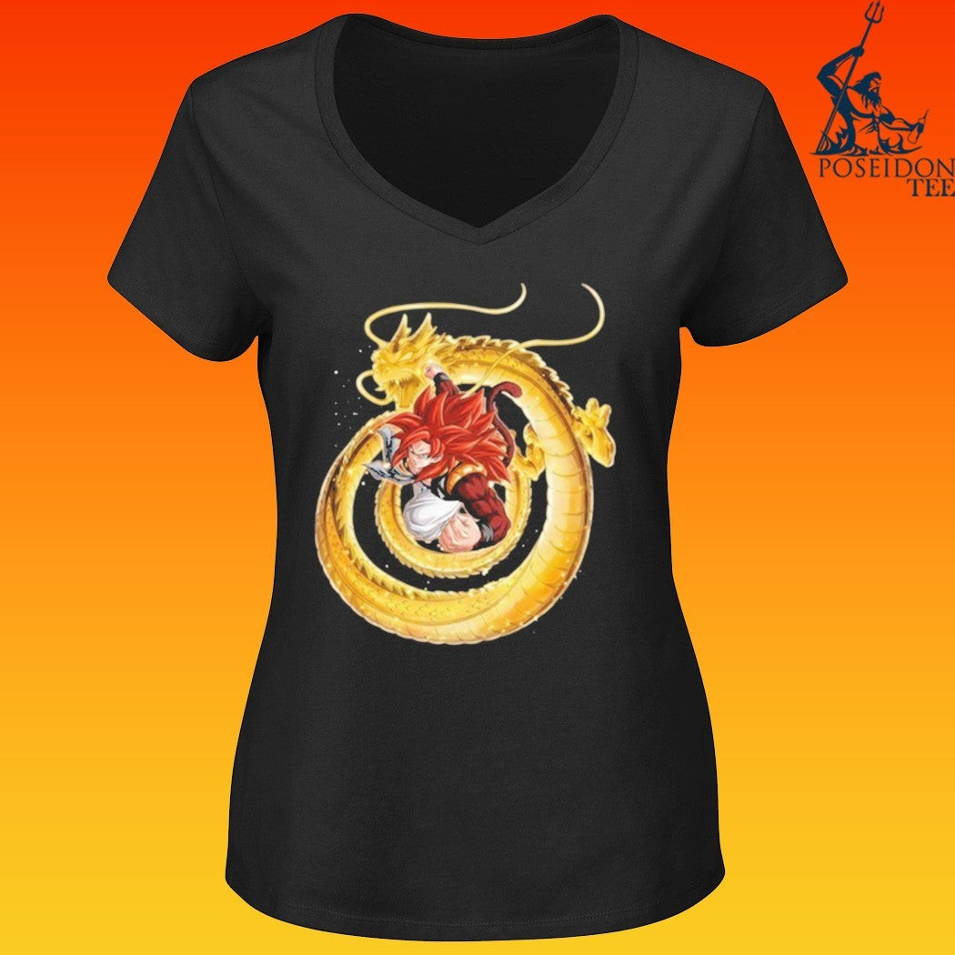 Dragon Ball Games Battle Hour 2026 Dokkan Battle Super Saiyan 4 Gogeta T-shirt