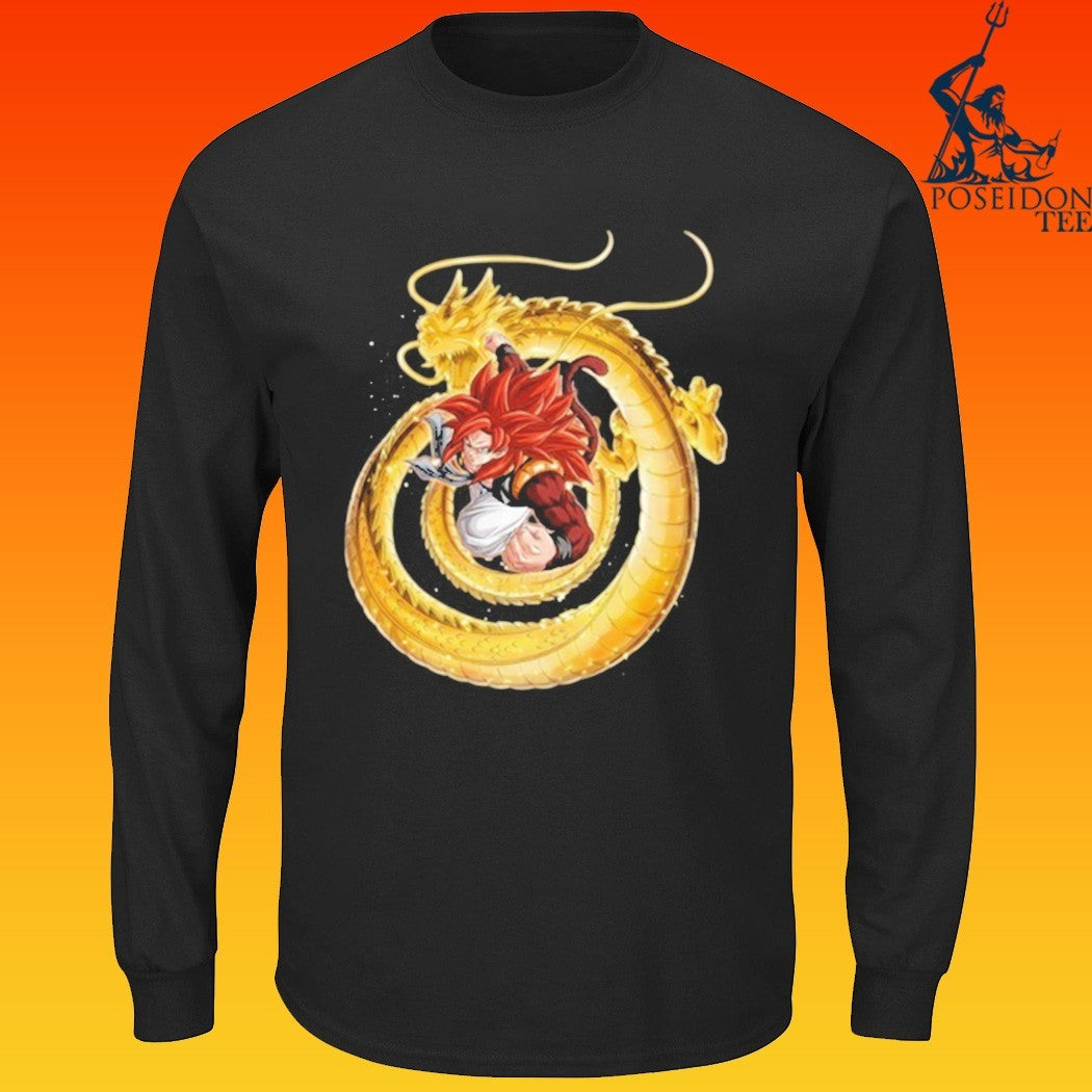Dragon Ball Games Battle Hour 2026 Dokkan Battle Super Saiyan 4 Gogeta T-shirt