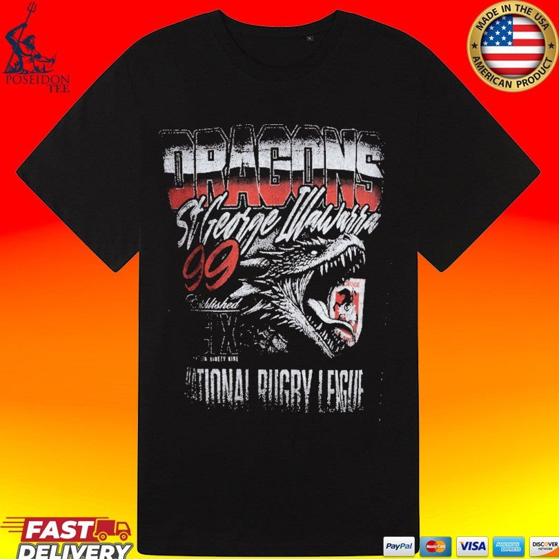 Dragons Adult Legacy Box Fit T-shirt