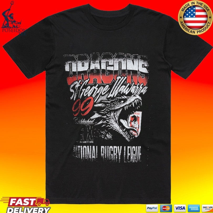 Dragons Adult Legacy Box Fit T-shirt